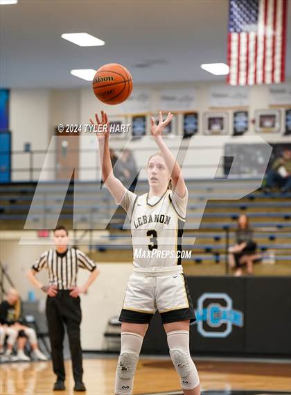 Thumbnail 3 in Western Boone vs. Lebanon (IHSAA 4a Sectional 25 First Round) photogallery.