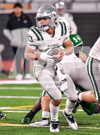 Thumbnail 1 in De La Salle @ Lincoln (CIF State DIV 1AA Championship Final) photogallery.
