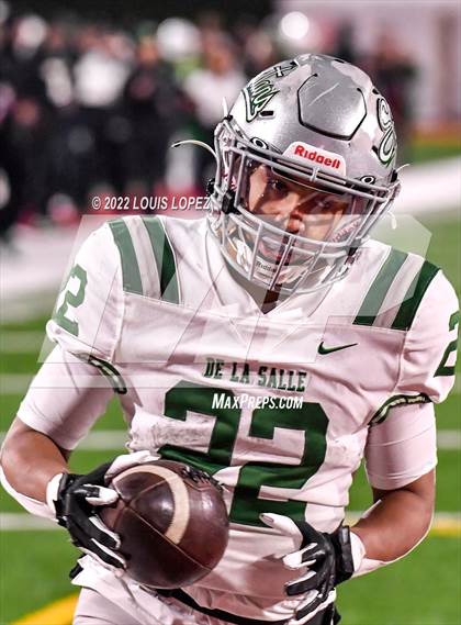 Thumbnail 3 in De La Salle @ Lincoln (CIF State DIV 1AA Championship Final) photogallery.