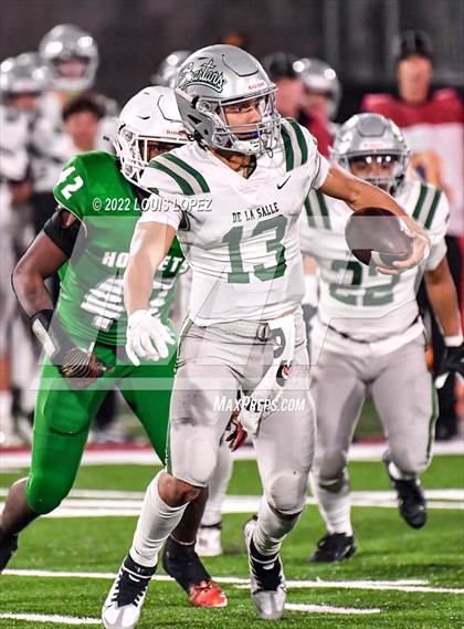 Thumbnail 2 in De La Salle @ Lincoln (CIF State DIV 1AA Championship Final) photogallery.