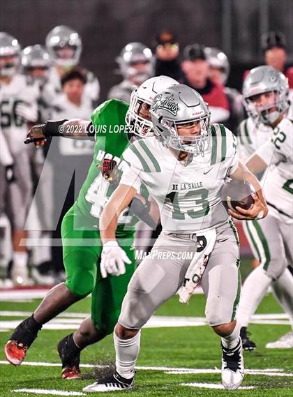 Thumbnail 2 in De La Salle @ Lincoln (CIF State DIV 1AA Championship Final) photogallery.