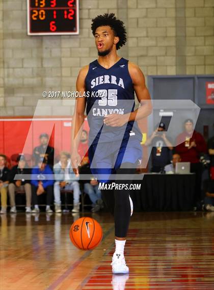 Thumbnail 3 in Sierra Canyon vs. Bishop Gorman (Nike Extravaganza) photogallery.
