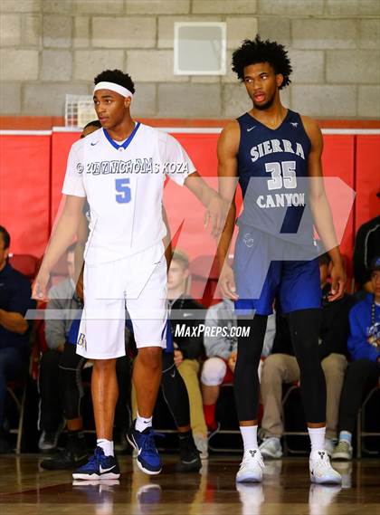 Thumbnail 1 in Sierra Canyon vs. Bishop Gorman (Nike Extravaganza) photogallery.