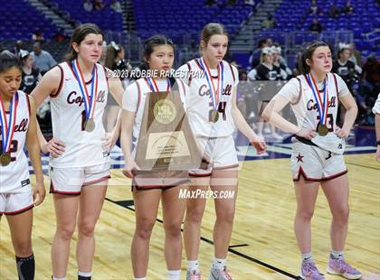 Thumbnail 2 in Coppell vs. Clark (UIL 5A Basketball State Semifinal Medal Ceremony) photogallery.