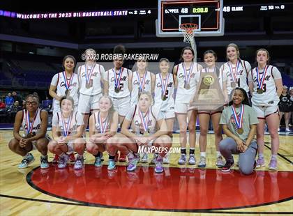 Thumbnail 3 in Coppell vs. Clark (UIL 5A Basketball State Semifinal Medal Ceremony) photogallery.