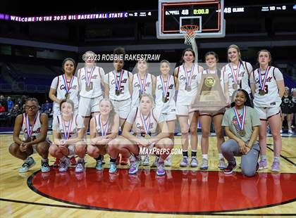 Thumbnail 1 in Coppell vs. Clark (UIL 5A Basketball State Semifinal Medal Ceremony) photogallery.