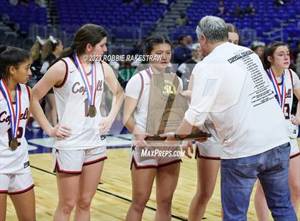 Thumbnail 1 in Coppell vs. Clark (UIL 5A Basketball State Semifinal Medal Ceremony) photogallery.