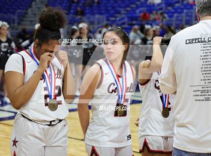 Thumbnail 1 in Coppell vs. Clark (UIL 5A Basketball State Semifinal Medal Ceremony) photogallery.