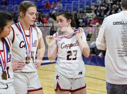 Thumbnail 3 in Coppell vs. Clark (UIL 5A Basketball State Semifinal Medal Ceremony) photogallery.