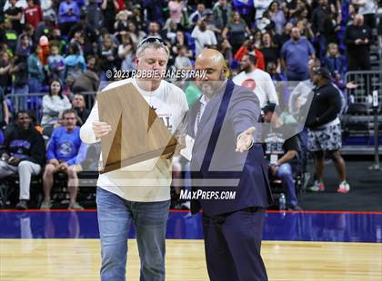 Thumbnail 2 in Coppell vs. Clark (UIL 5A Basketball State Semifinal Medal Ceremony) photogallery.
