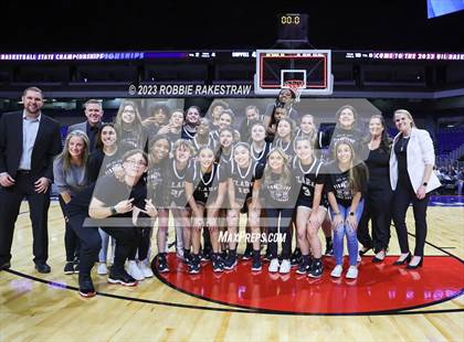 Thumbnail 1 in Coppell vs. Clark (UIL 5A Basketball State Semifinal Medal Ceremony) photogallery.