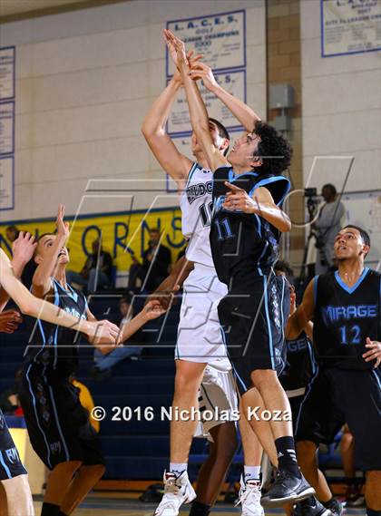 Thumbnail 1 in Rancho Mirage vs. Renaissance Academy (MLK Day Showdown) photogallery.