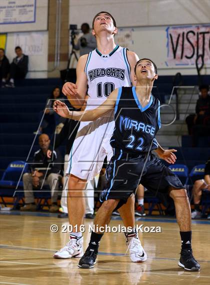 Thumbnail 3 in Rancho Mirage vs. Renaissance Academy (MLK Day Showdown) photogallery.