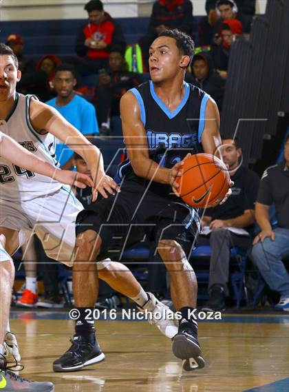 Thumbnail 2 in Rancho Mirage vs. Renaissance Academy (MLK Day Showdown) photogallery.