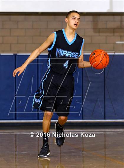 Thumbnail 2 in Rancho Mirage vs. Renaissance Academy (MLK Day Showdown) photogallery.