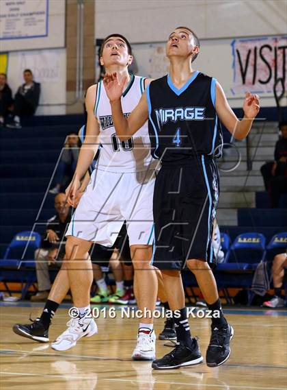 Thumbnail 2 in Rancho Mirage vs. Renaissance Academy (MLK Day Showdown) photogallery.