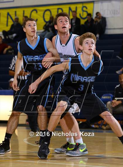 Thumbnail 3 in Rancho Mirage vs. Renaissance Academy (MLK Day Showdown) photogallery.