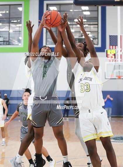 Thumbnail 2 in Catholic High vs Epic South (Lowcountry Roundball Classic) photogallery.