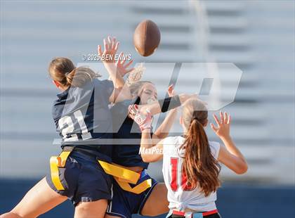 Thumbnail 1 in St. Anne-Pacelli vs. Mount de Sales Academy (GIAA Flag Football Championship) photogallery.