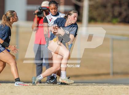 Thumbnail 1 in St. Anne-Pacelli vs. Mount de Sales Academy (GIAA Flag Football Championship) photogallery.