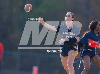 Thumbnail 2 in St. Anne-Pacelli vs. Mount de Sales Academy (GIAA Flag Football Championship) photogallery.