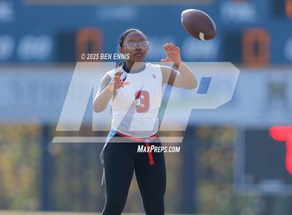 Thumbnail 3 in St. Anne-Pacelli vs. Mount de Sales Academy (GIAA Flag Football Championship) photogallery.