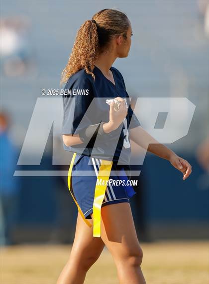 Thumbnail 2 in St. Anne-Pacelli vs. Mount de Sales Academy (GIAA Flag Football Championship) photogallery.