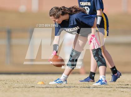 Thumbnail 3 in St. Anne-Pacelli vs. Mount de Sales Academy (GIAA Flag Football Championship) photogallery.