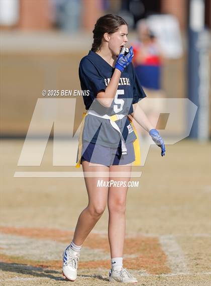 Thumbnail 2 in St. Anne-Pacelli vs. Mount de Sales Academy (GIAA Flag Football Championship) photogallery.