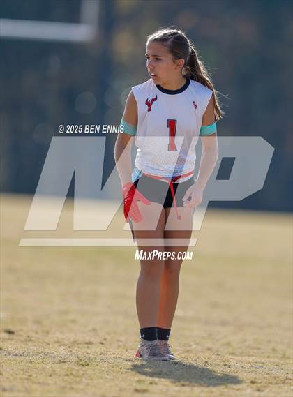 Thumbnail 2 in St. Anne-Pacelli vs. Mount de Sales Academy (GIAA Flag Football Championship) photogallery.