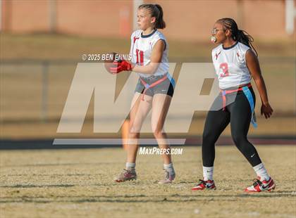 Thumbnail 2 in St. Anne-Pacelli vs. Mount de Sales Academy (GIAA Flag Football Championship) photogallery.