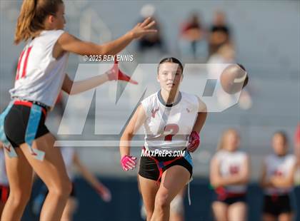 Thumbnail 3 in St. Anne-Pacelli vs. Mount de Sales Academy (GIAA Flag Football Championship) photogallery.
