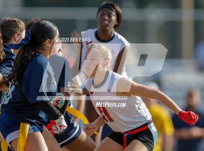 Thumbnail 3 in St. Anne-Pacelli vs. Mount de Sales Academy (GIAA Flag Football Championship) photogallery.