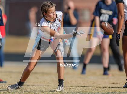 Thumbnail 3 in St. Anne-Pacelli vs. Mount de Sales Academy (GIAA Flag Football Championship) photogallery.