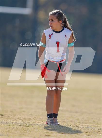 Thumbnail 3 in St. Anne-Pacelli vs. Mount de Sales Academy (GIAA Flag Football Championship) photogallery.