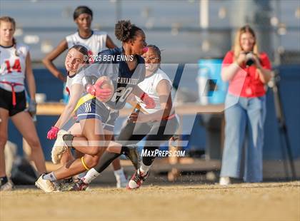 Thumbnail 3 in St. Anne-Pacelli vs. Mount de Sales Academy (GIAA Flag Football Championship) photogallery.