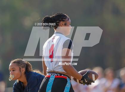 Thumbnail 1 in St. Anne-Pacelli vs. Mount de Sales Academy (GIAA Flag Football Championship) photogallery.