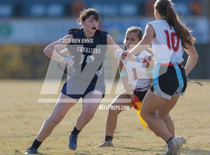 Thumbnail 1 in St. Anne-Pacelli vs. Mount de Sales Academy (GIAA Flag Football Championship) photogallery.