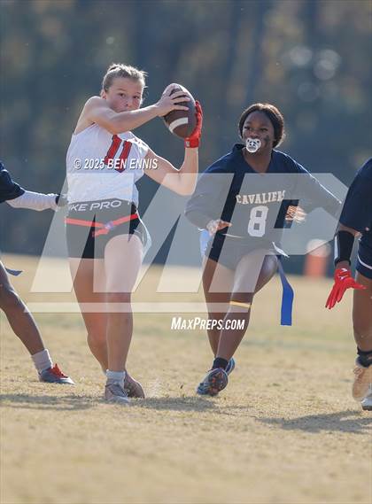 Thumbnail 1 in St. Anne-Pacelli vs. Mount de Sales Academy (GIAA Flag Football Championship) photogallery.