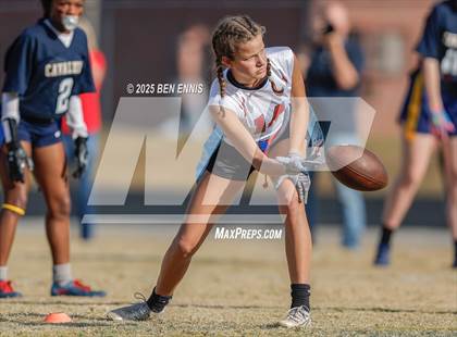 Thumbnail 1 in St. Anne-Pacelli vs. Mount de Sales Academy (GIAA Flag Football Championship) photogallery.