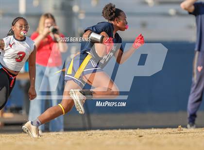 Thumbnail 2 in St. Anne-Pacelli vs. Mount de Sales Academy (GIAA Flag Football Championship) photogallery.