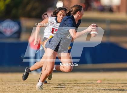 Thumbnail 1 in St. Anne-Pacelli vs. Mount de Sales Academy (GIAA Flag Football Championship) photogallery.