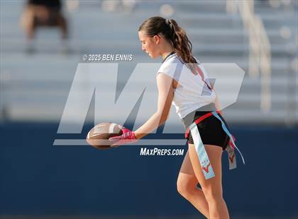 Thumbnail 1 in St. Anne-Pacelli vs. Mount de Sales Academy (GIAA Flag Football Championship) photogallery.