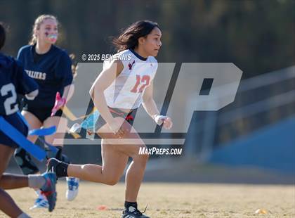 Thumbnail 3 in St. Anne-Pacelli vs. Mount de Sales Academy (GIAA Flag Football Championship) photogallery.