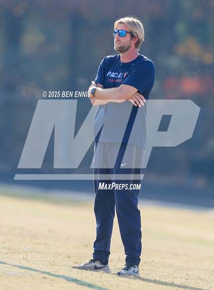 Thumbnail 2 in St. Anne-Pacelli vs. Mount de Sales Academy (GIAA Flag Football Championship) photogallery.