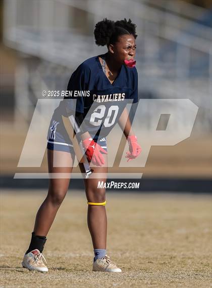 Thumbnail 3 in St. Anne-Pacelli vs. Mount de Sales Academy (GIAA Flag Football Championship) photogallery.