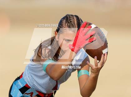 Thumbnail 1 in St. Anne-Pacelli vs. Mount de Sales Academy (GIAA Flag Football Championship) photogallery.
