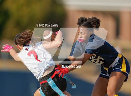 Thumbnail 2 in St. Anne-Pacelli vs. Mount de Sales Academy (GIAA Flag Football Championship) photogallery.