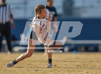 Thumbnail 3 in St. Anne-Pacelli vs. Mount de Sales Academy (GIAA Flag Football Championship) photogallery.