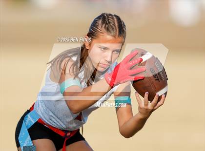 Thumbnail 1 in St. Anne-Pacelli vs. Mount de Sales Academy (GIAA Flag Football Championship) photogallery.